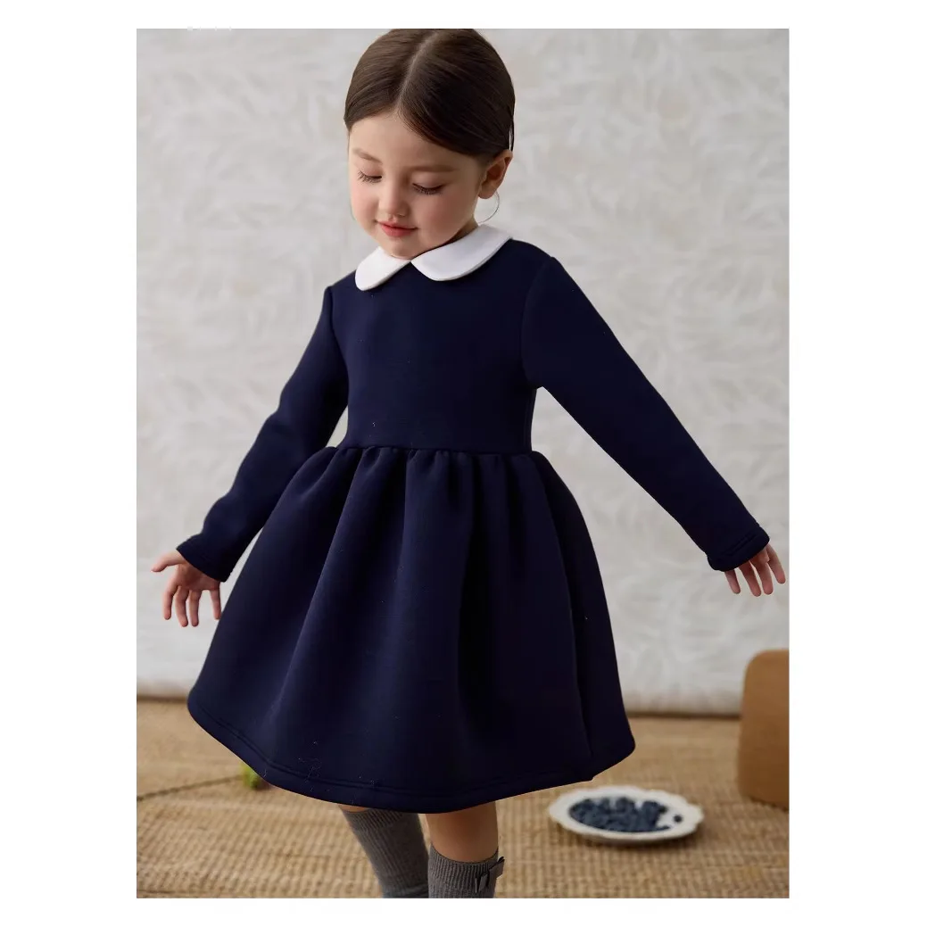 Baby Clothing High End - ชุดเด็กทารกแฟชั่นแขนยาวสี Peter Pan COLLAR High End