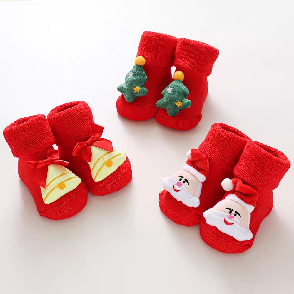 Baby Clothing Dividers - ถุงเท้าเด็กทารก ของเล่นรองเท้าเด็กผู้หญิง เด็กผู้ชาย อุปกรณ์เสริมสำหรับเด็กแรกเกิด กันลื่น ลายสัตว์