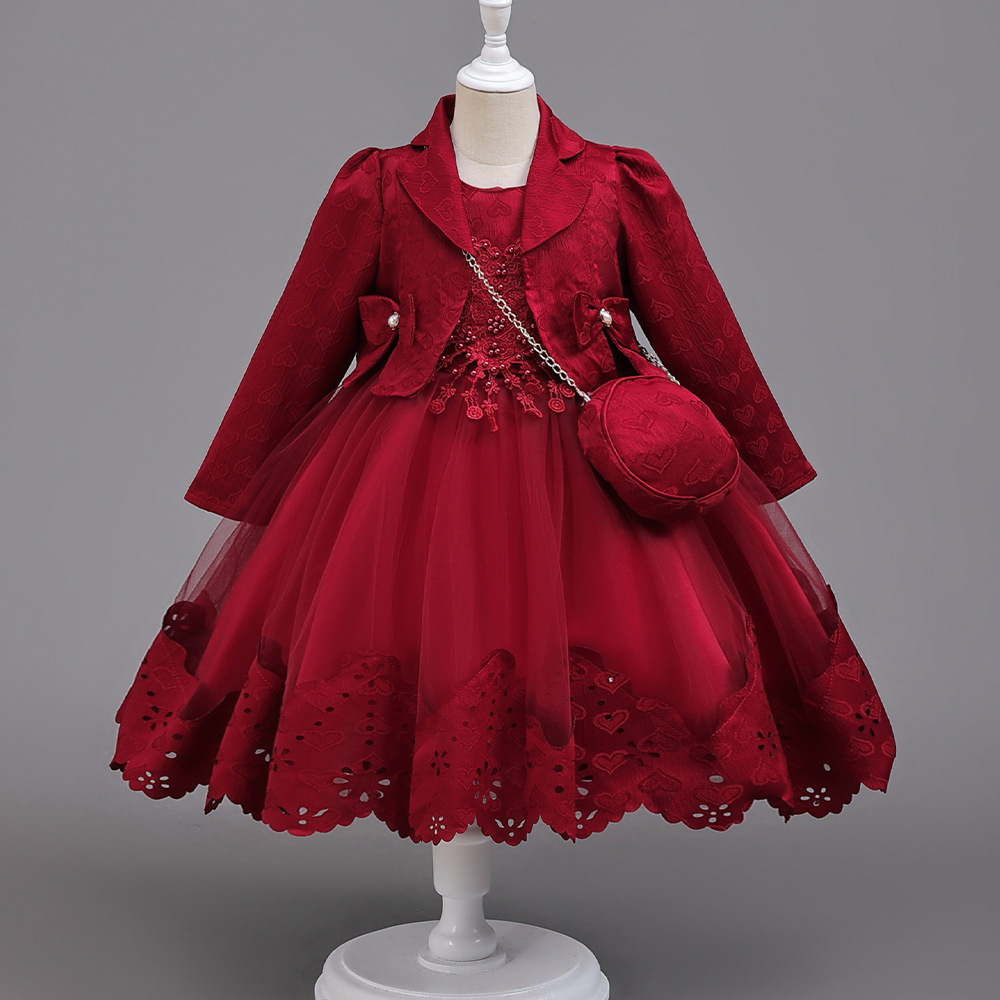 ชุดเดรสเจ้าหญิงแขนยาวพร้อมกระเ - Baby Clothing High End บทวิจารณ์และราคา