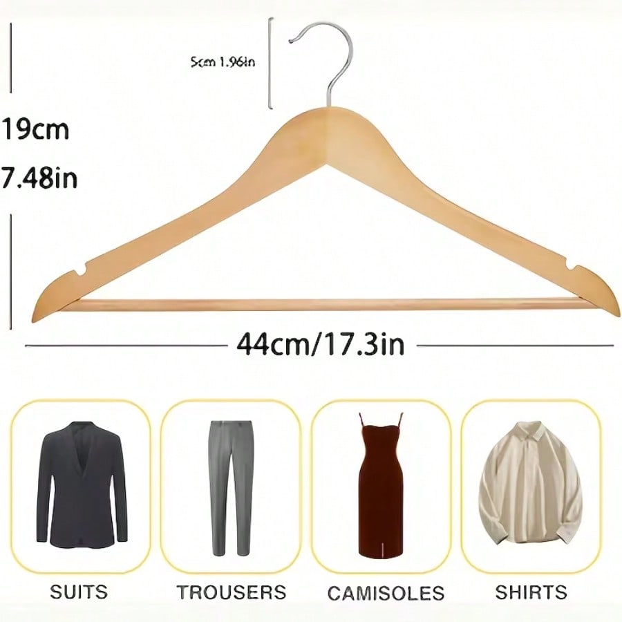 QNRXEB 30/20/10 ไม้แขวนเสื้อไม - Baby Clothing Dividers บทวิจารณ์และราคา