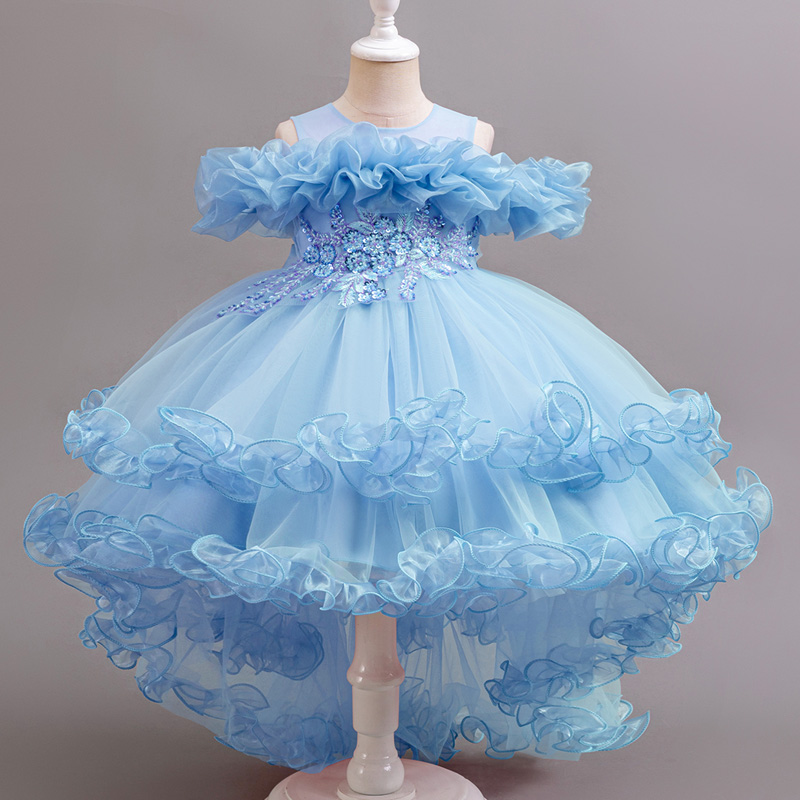 สาวดอกไม้เจ้าหญิงเลื่อมเด็กงาน - Baby Clothing Dresser บทวิจารณ์และราคา