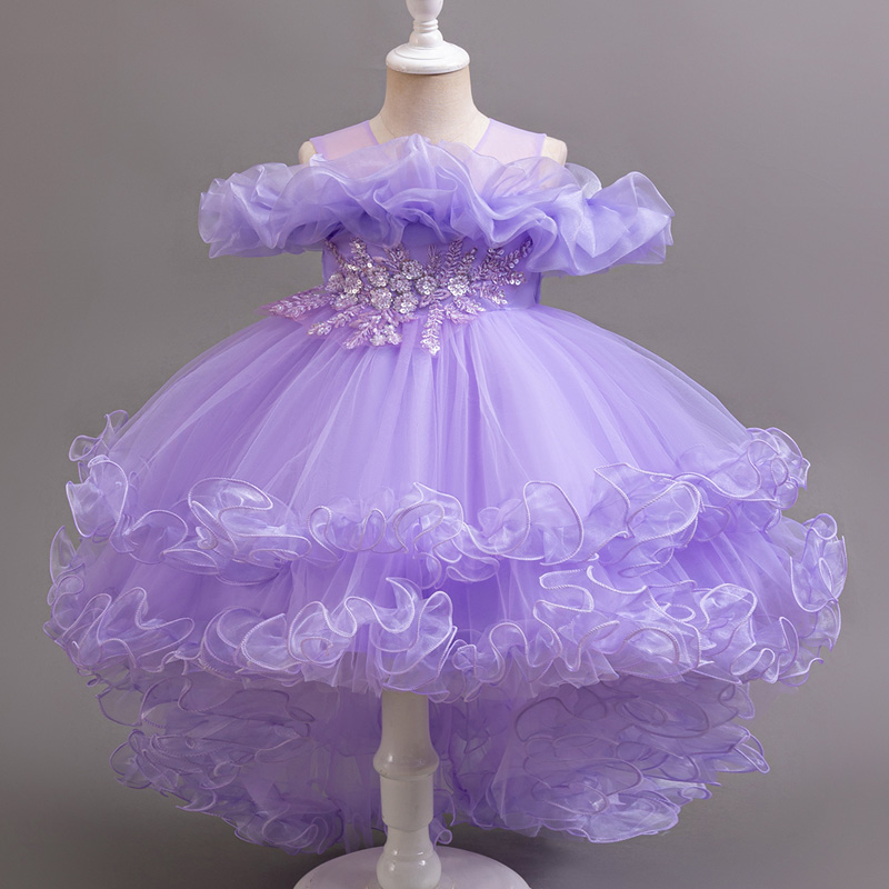 สาวดอกไม้เจ้าหญิงเลื่อมเด็กงาน - Baby Clothing Dresser บทวิจารณ์และราคา