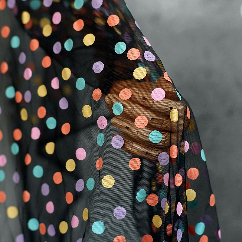 กว้าง 155 ซม.สีสัน Polka Dot พ - Baby Clothing Organic บทวิจารณ์และราคา